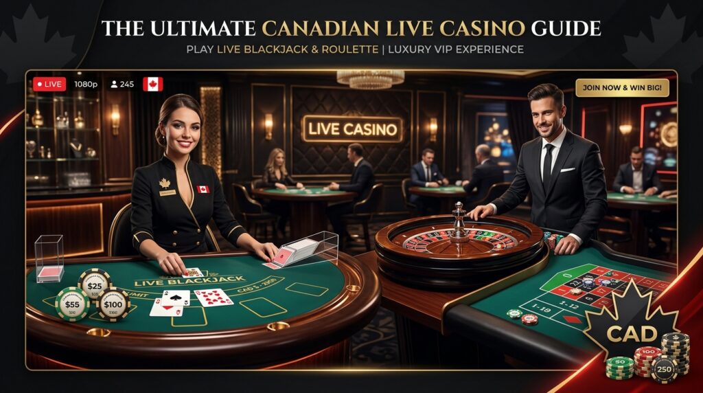 Live Dealer Casinos Canada Evolution Gaming Blackjack Roulette