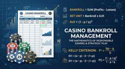 Casino Bankroll Management Mathematics