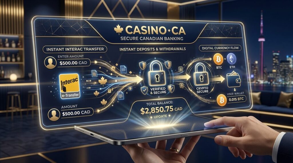 Instant withdrawal casinos Canada banking guide