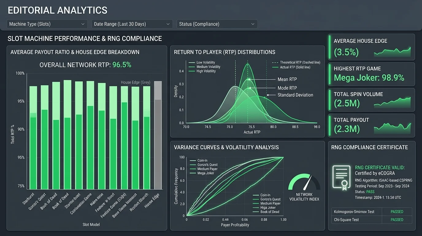 Online slot payout ratio and RTP analysis dashboard 2026
