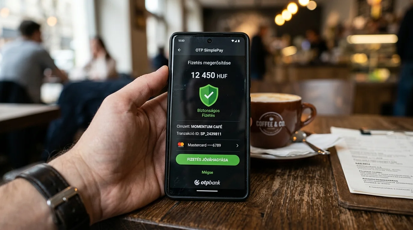 OTP SimplePay mobile payment casino deposit authorization screen 2026