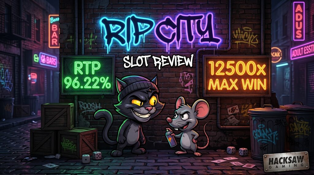 RIP City Slot Review Mathematical RTP & Hacksaw Volatility Audit Banner