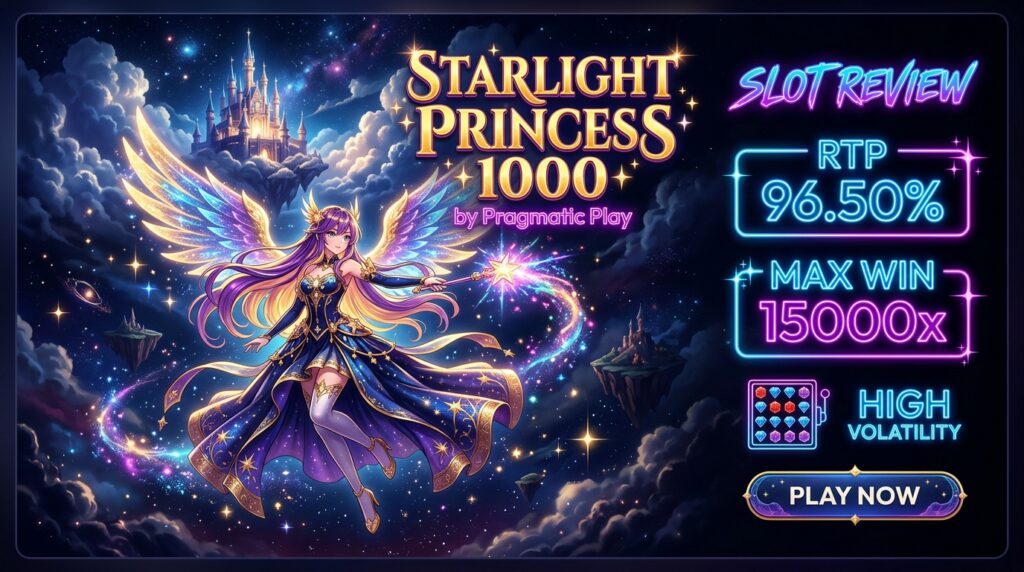 Starlight Princess 1000 Slot Review Mathematical RTP & Volatility Audit Banner