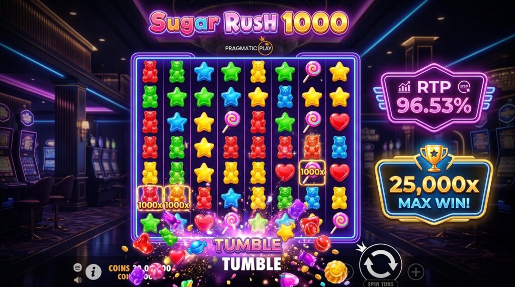 Sugar Rush 1000 Slot Review Mathematical RTP & 25,000x Volatility Audit Banner