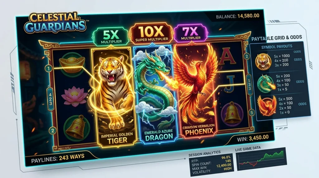 Triple Beasts of Fortune slot recenzja - analiza bębnów i konfiguracji RTP